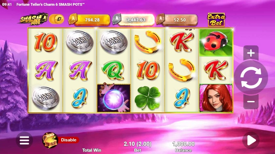 Fortune Teller's Charm 6 Smash Pots
