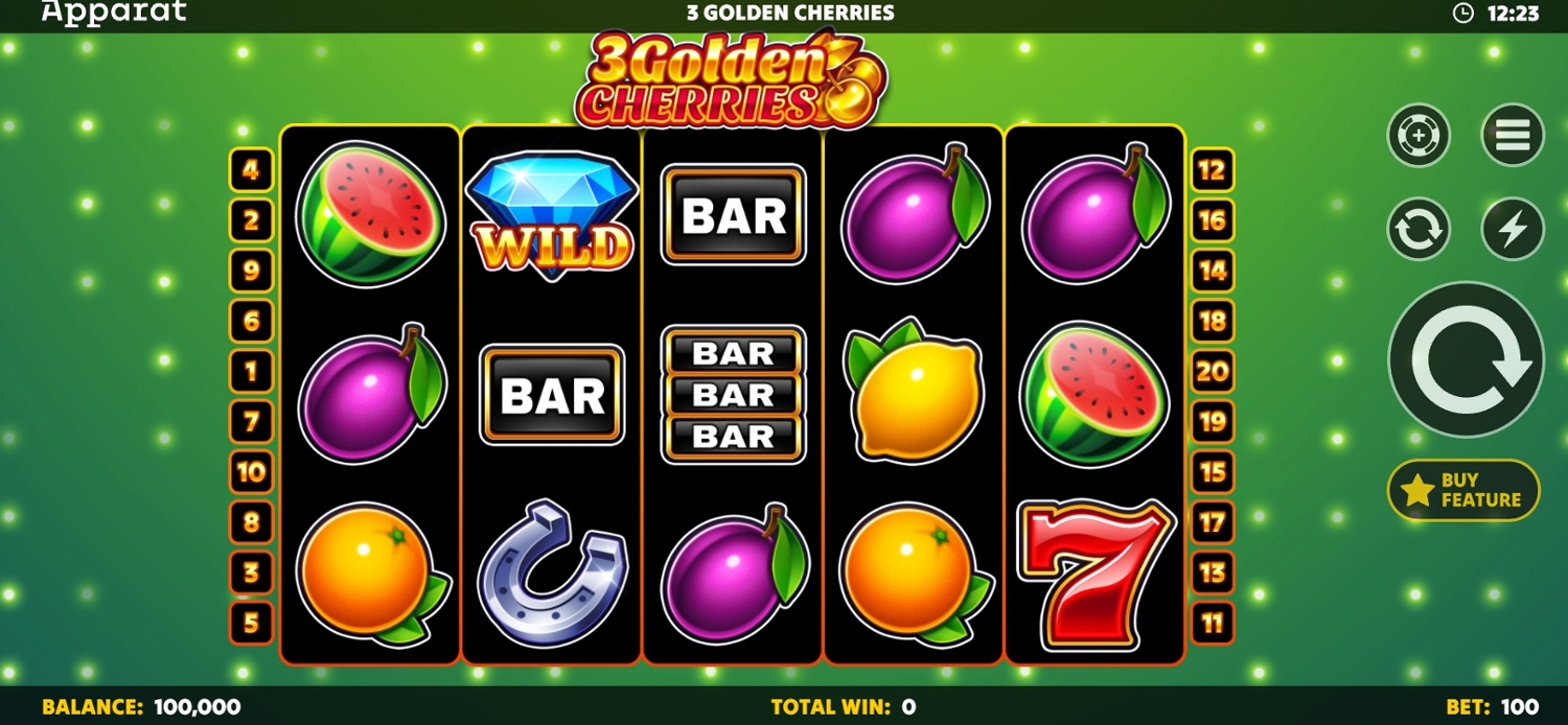 3 Golden Cherries