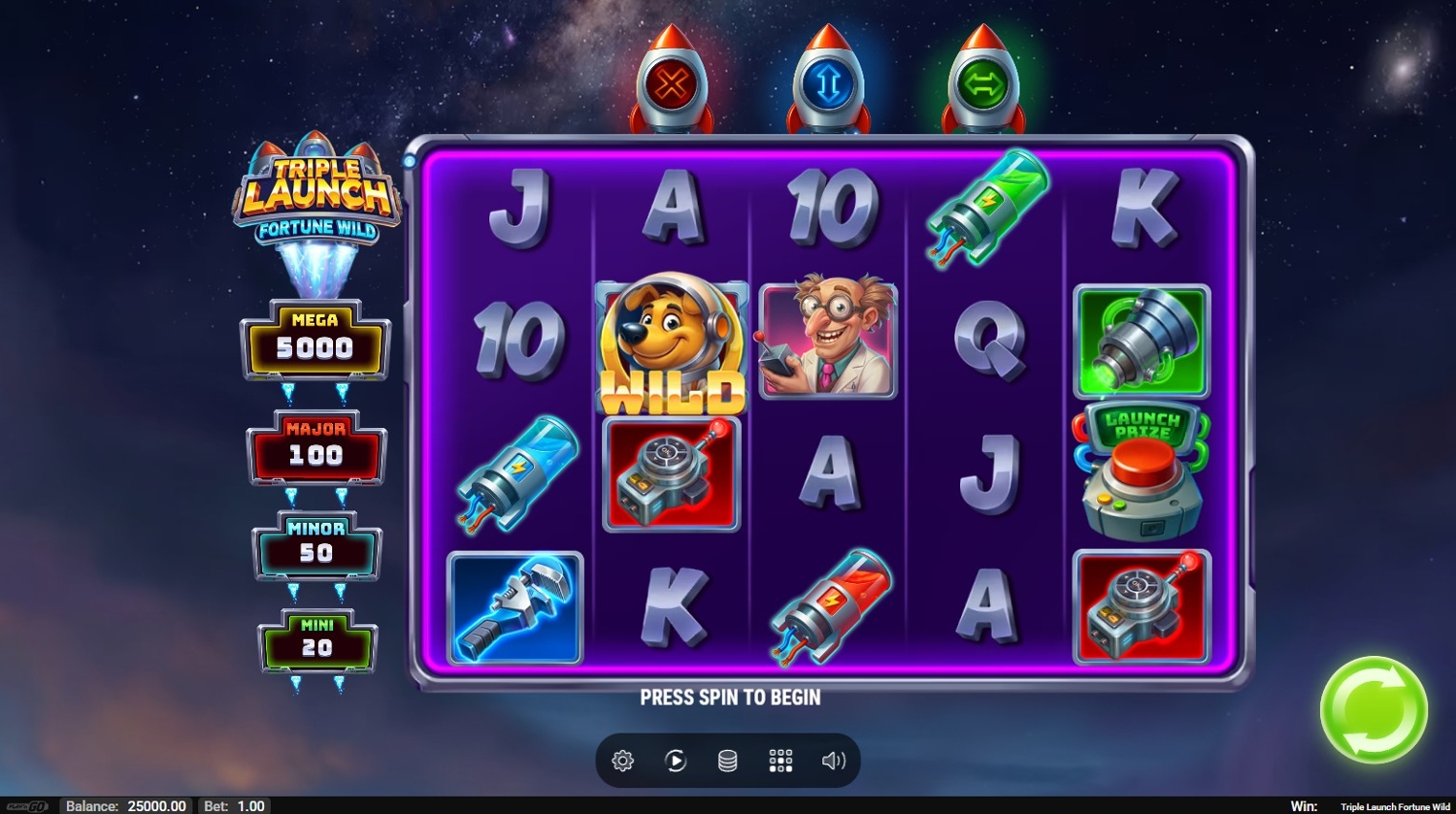 Triple Launch Fortune Wild