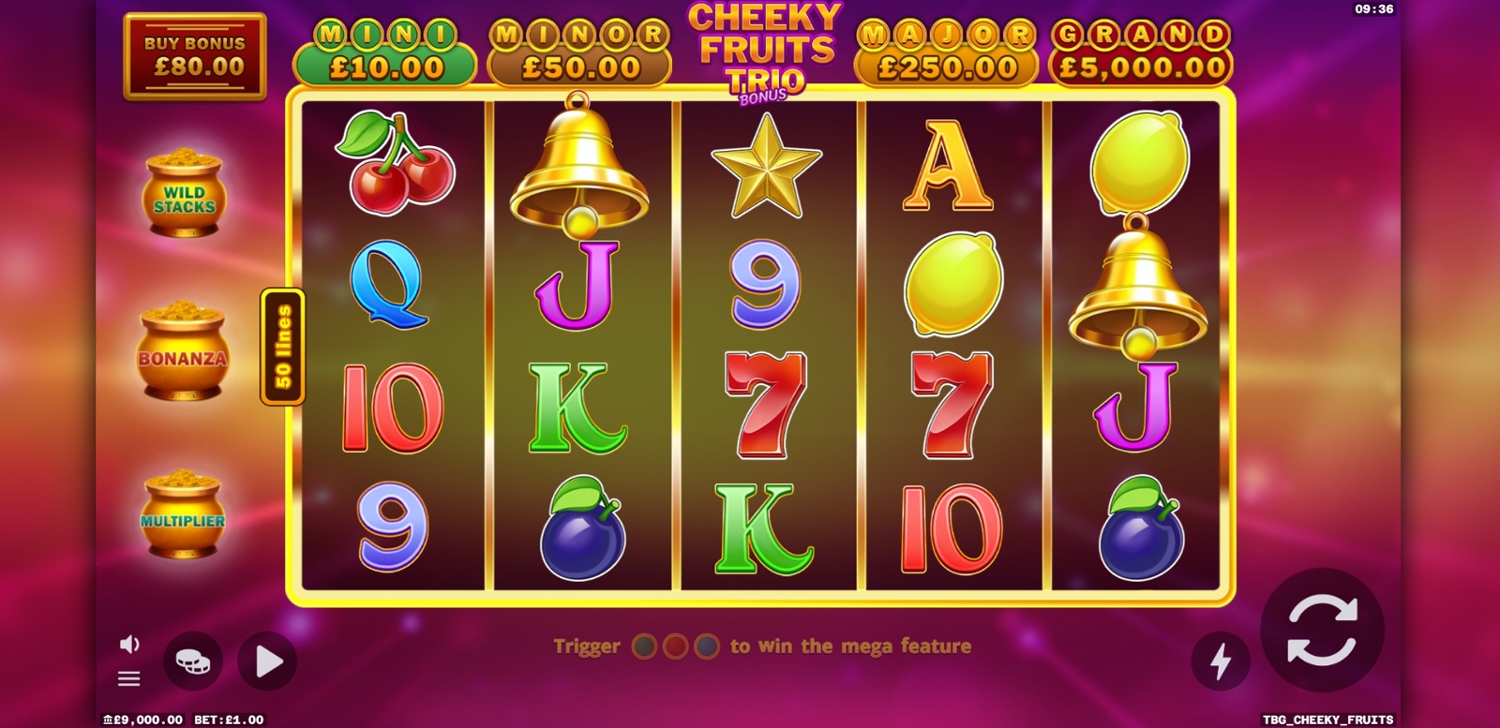 Cheeky Fruits Trio Bonus