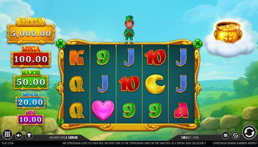 Leprechaun Charms Rainbow Jackpots