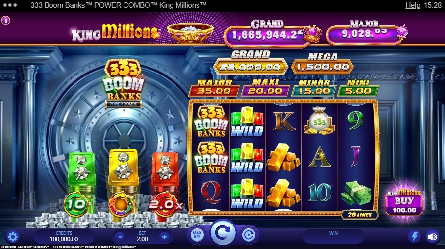 333 Boom Banks Power Combo King Millions