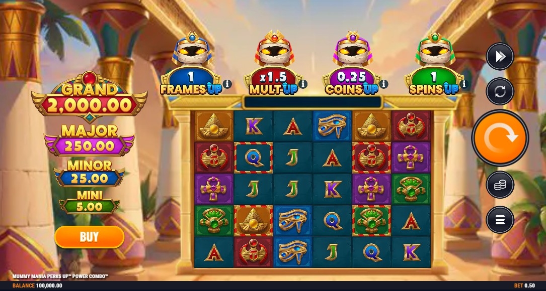 Mummy Mania Perks Up Power Combo