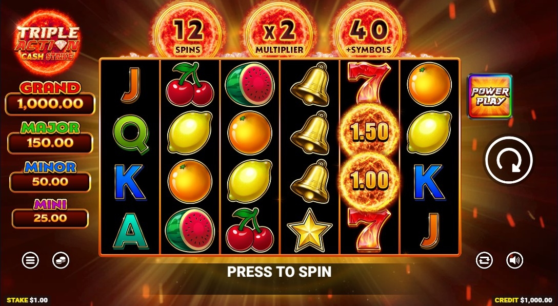 Cash Strike Triple Action