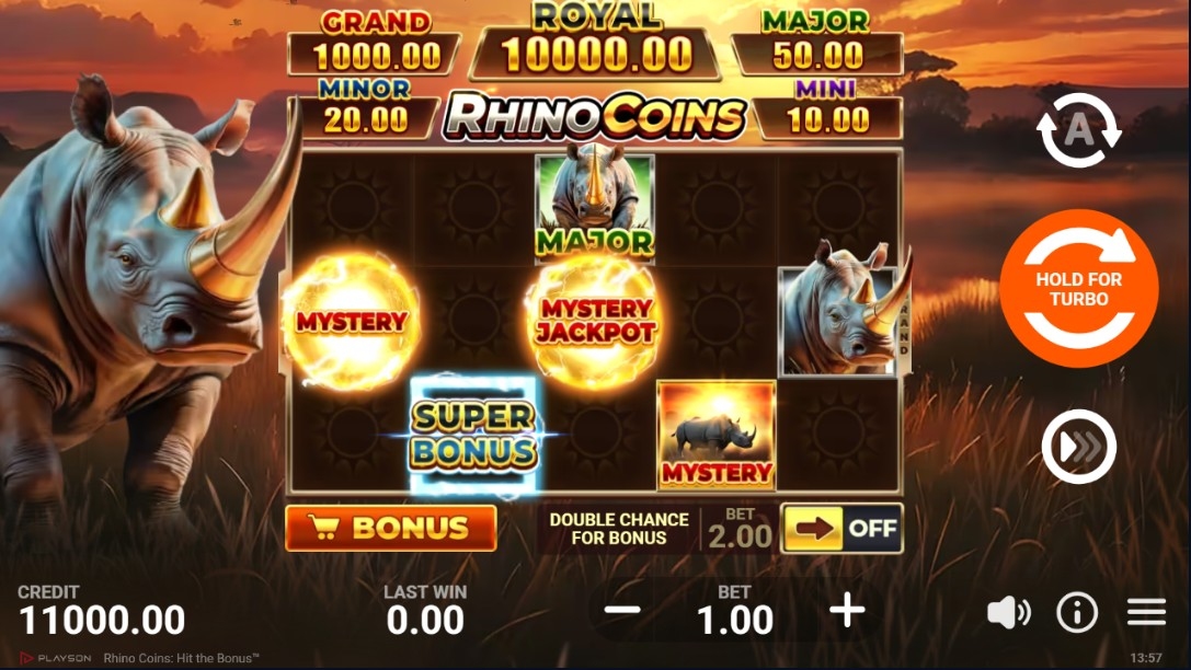 Rhino Coins: Hit the Bonus