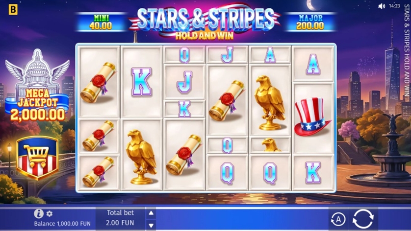 Stars & Stripes Hold and Win