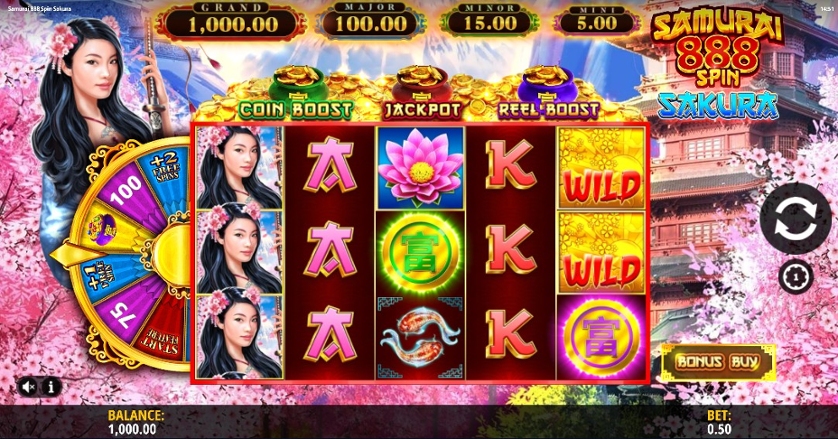 Samurai 888 Spin Sakura