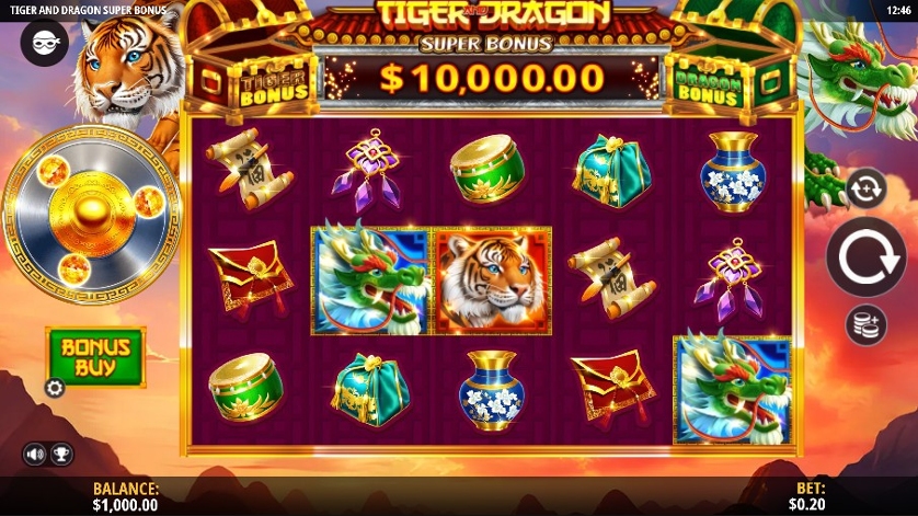Tiger and Dragon Super Bonus