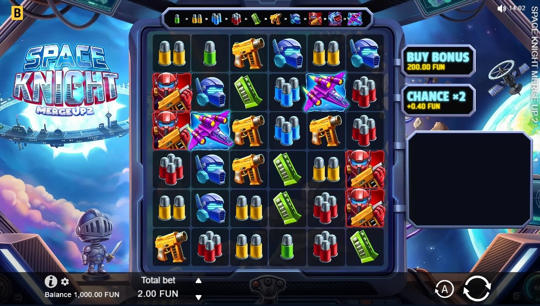 Space Knight Merge Up 2
