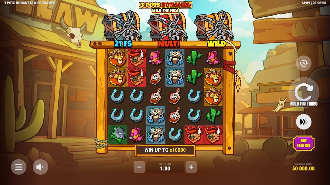 3 Pots Bonanza: Wild Frames