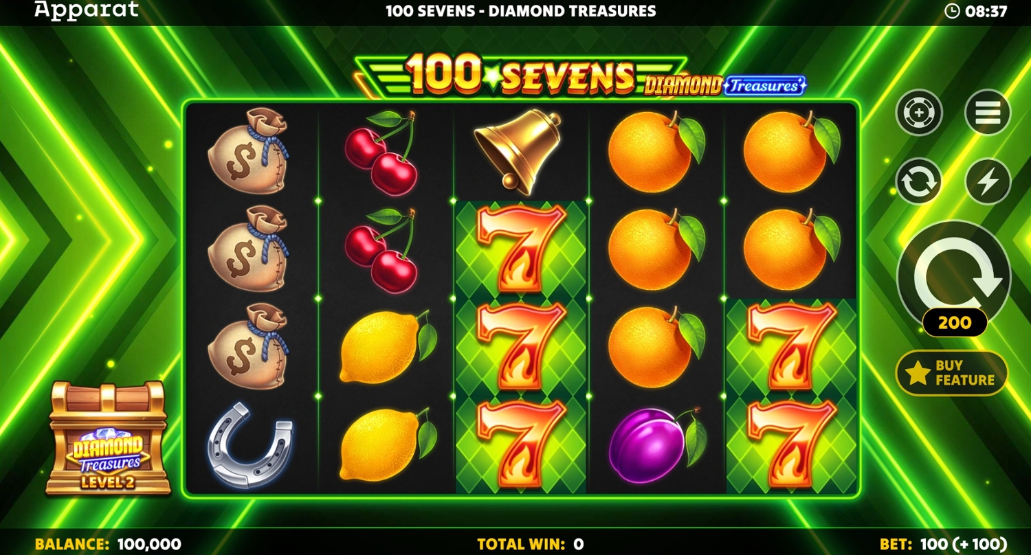 100 Sevens Diamond Treasures