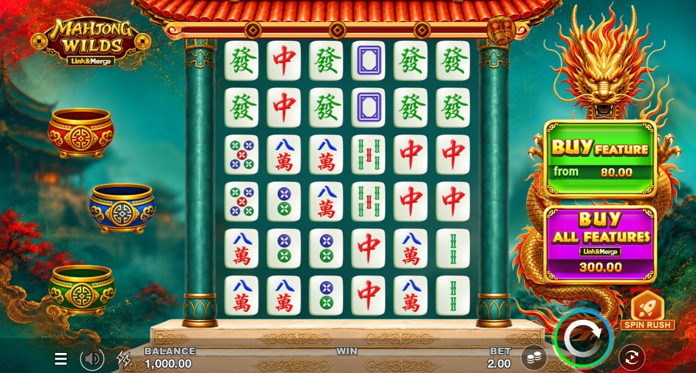 Mahjong Wilds Link&Merge