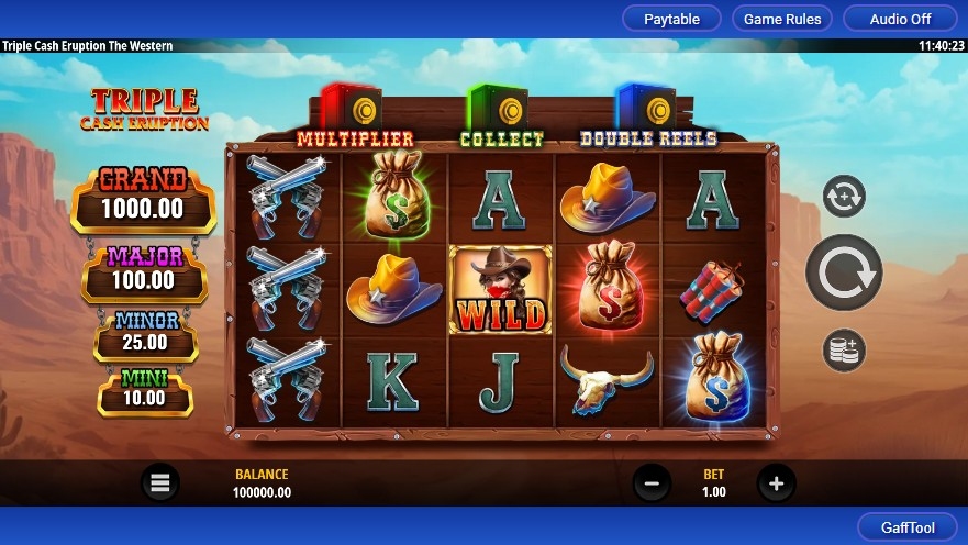 Triple Cash Eruption The Western