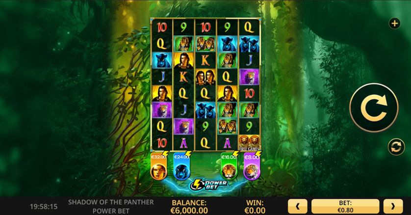 Shadow Of The Panther Power Bet