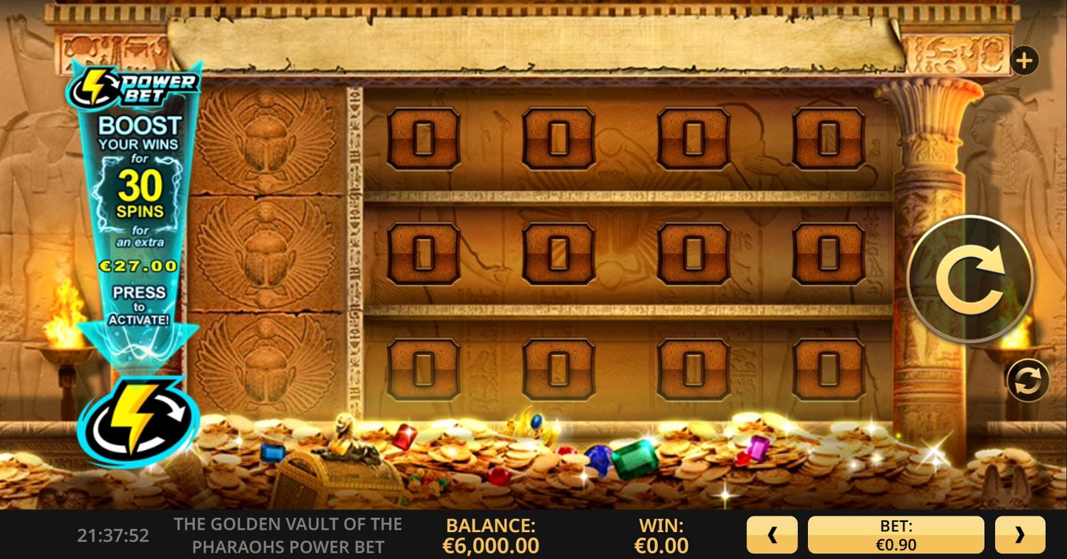 The Golden Vault of the Pharaohs: Power Bet