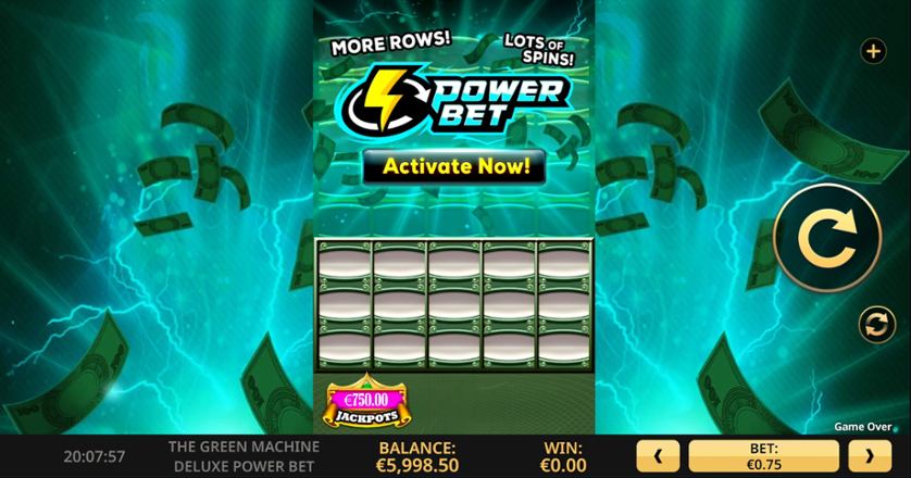 The Green Machine Deluxe: Power Bet