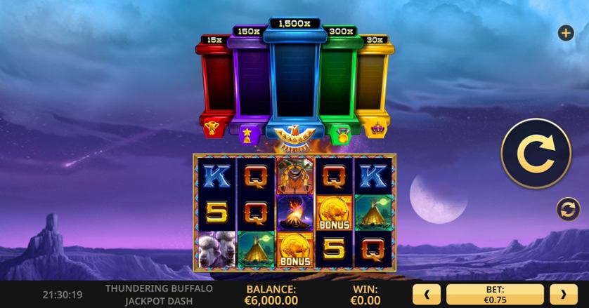 Thundering Buffalo Jackpot Dash