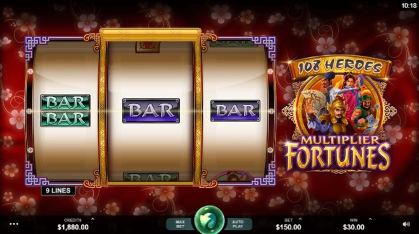 108 Heroes Multiplier Fortunes
