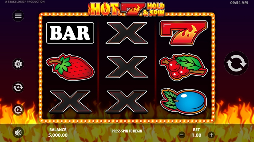 Hot 7 Hold and Spin