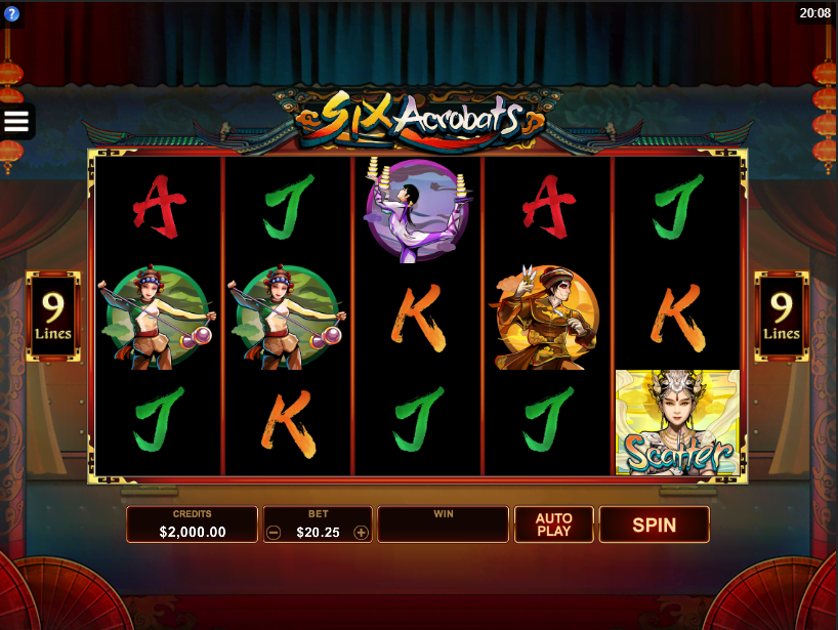 Six Acrobats