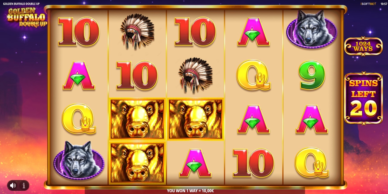 Golden Buffalo Double Up