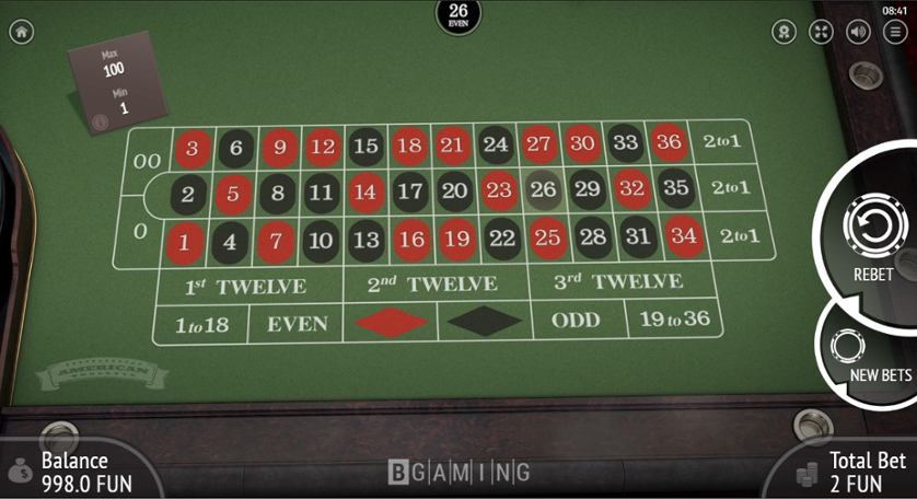 American Roulette (BGaming)