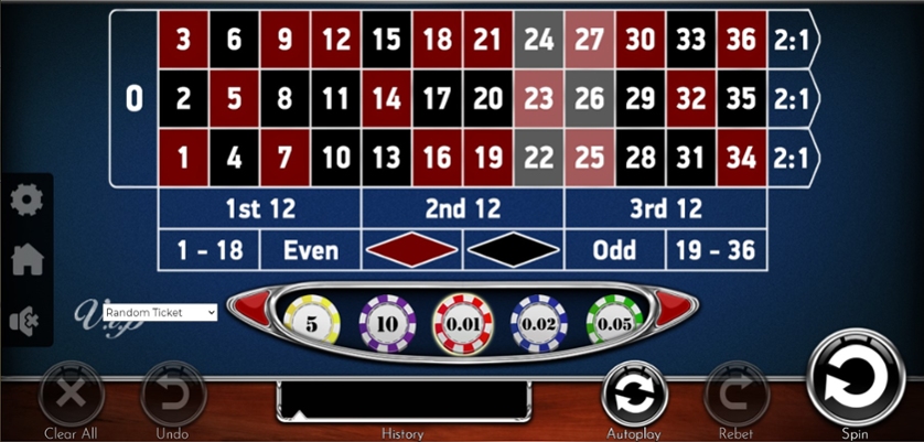 European Roulette VIP