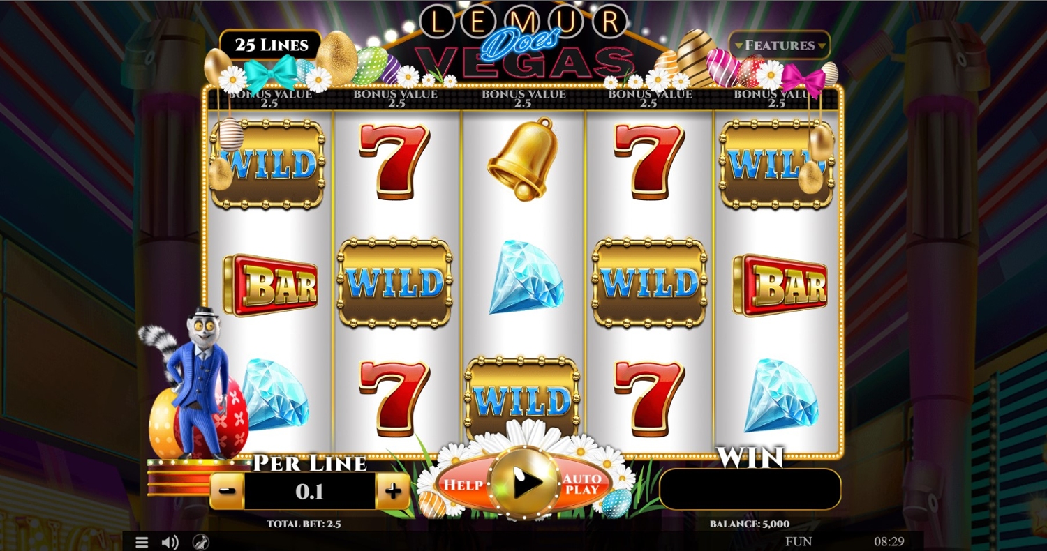 Lemur Does Vegas Easter Edition
