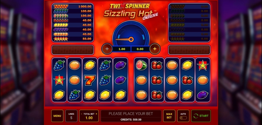 Twin Spinner Sizzling Hot Deluxe