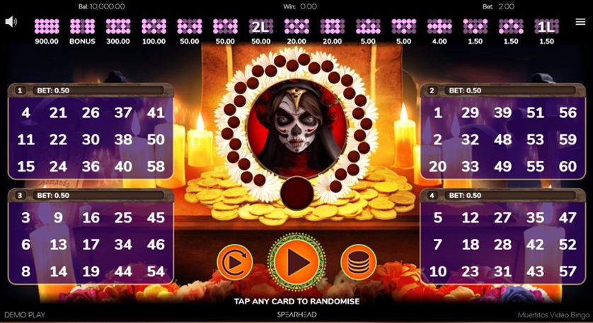 Muertitos Video Bingo