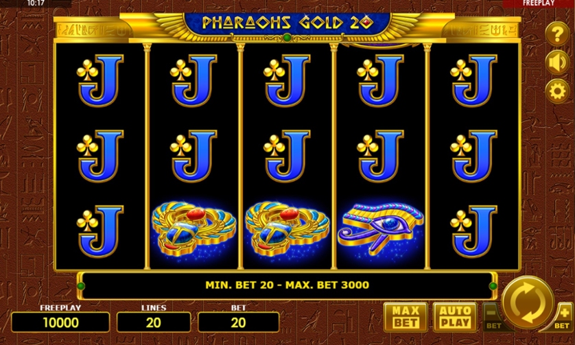 Pharaohs Gold 20