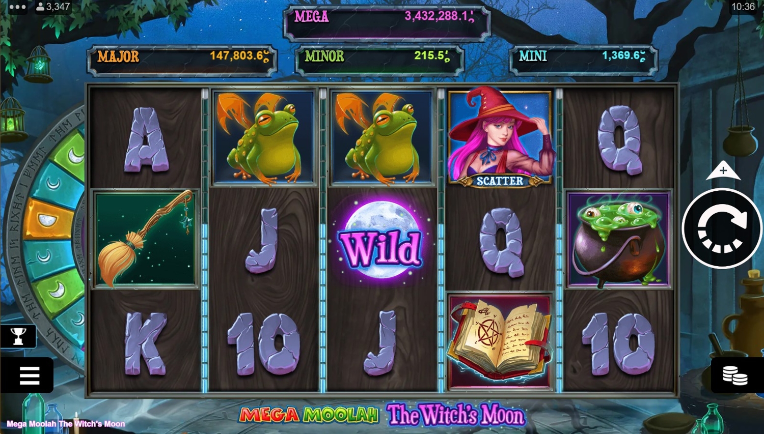 Mega Moolah The Witchs Moon