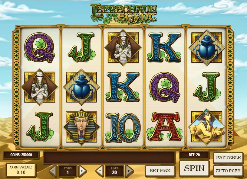 Leprechaun goes Egypt