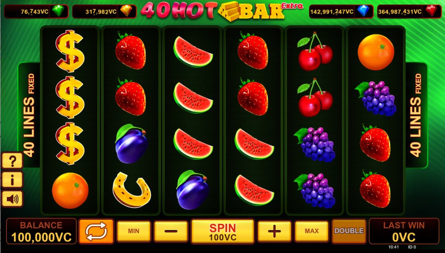40 Hot Bar Extra
