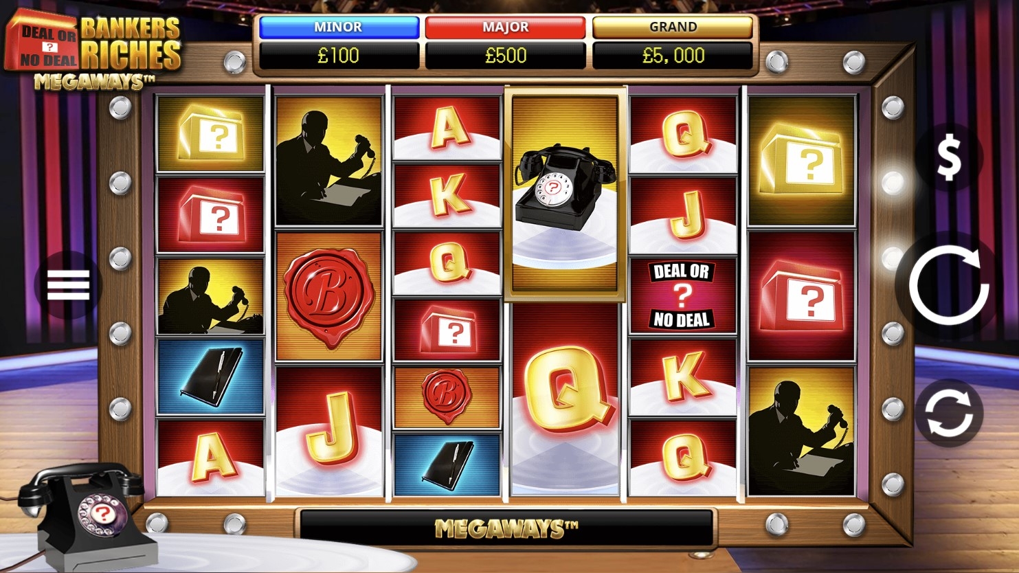 Deal or no Deal: Bankers Riches Megaways