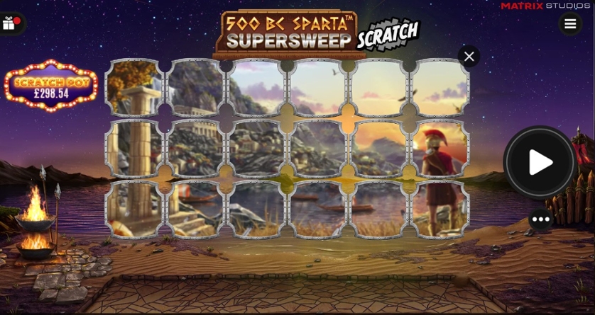 500 BC Sparta Supersweep Scratch