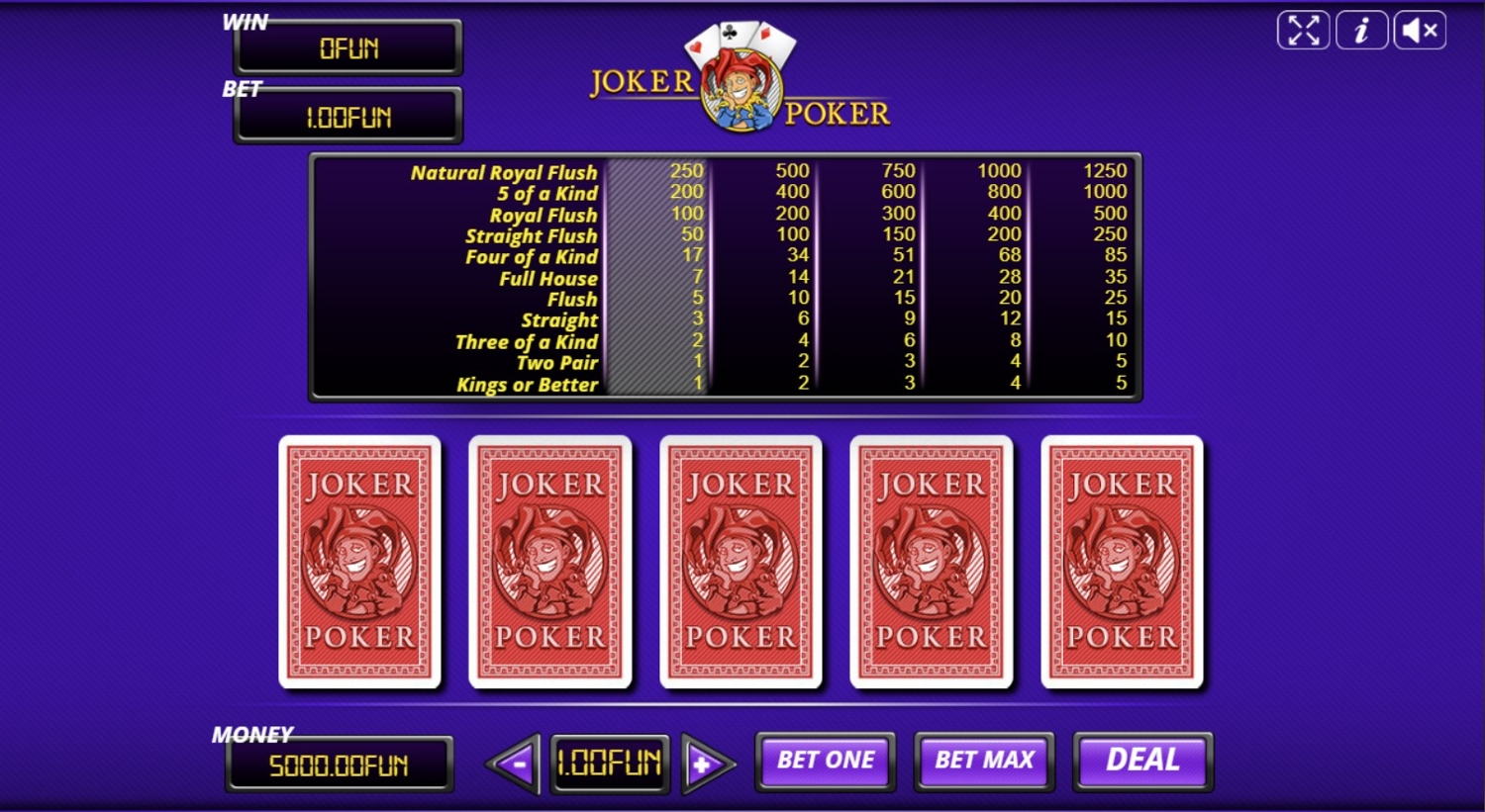 Joker Poker (Urgent Games)