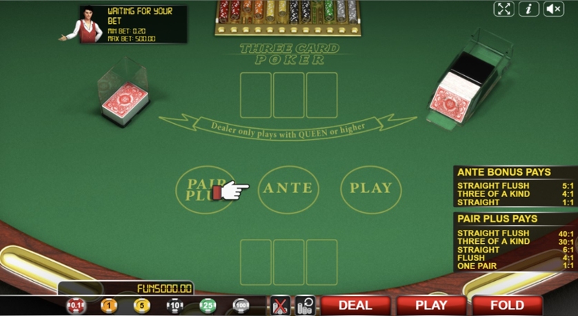 Three Card Poker Delux