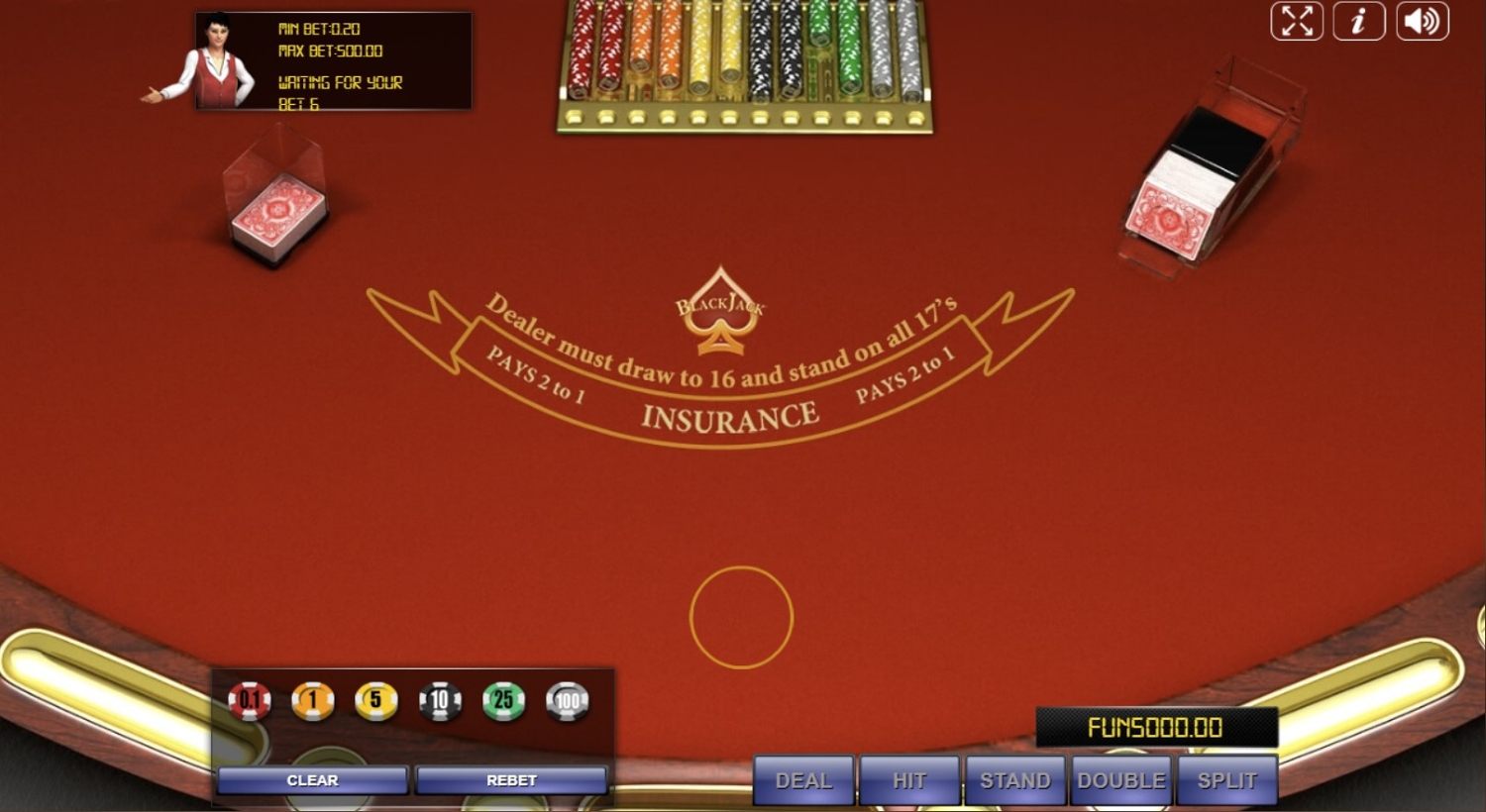 Blackjack Six Deck (Urgent Games)