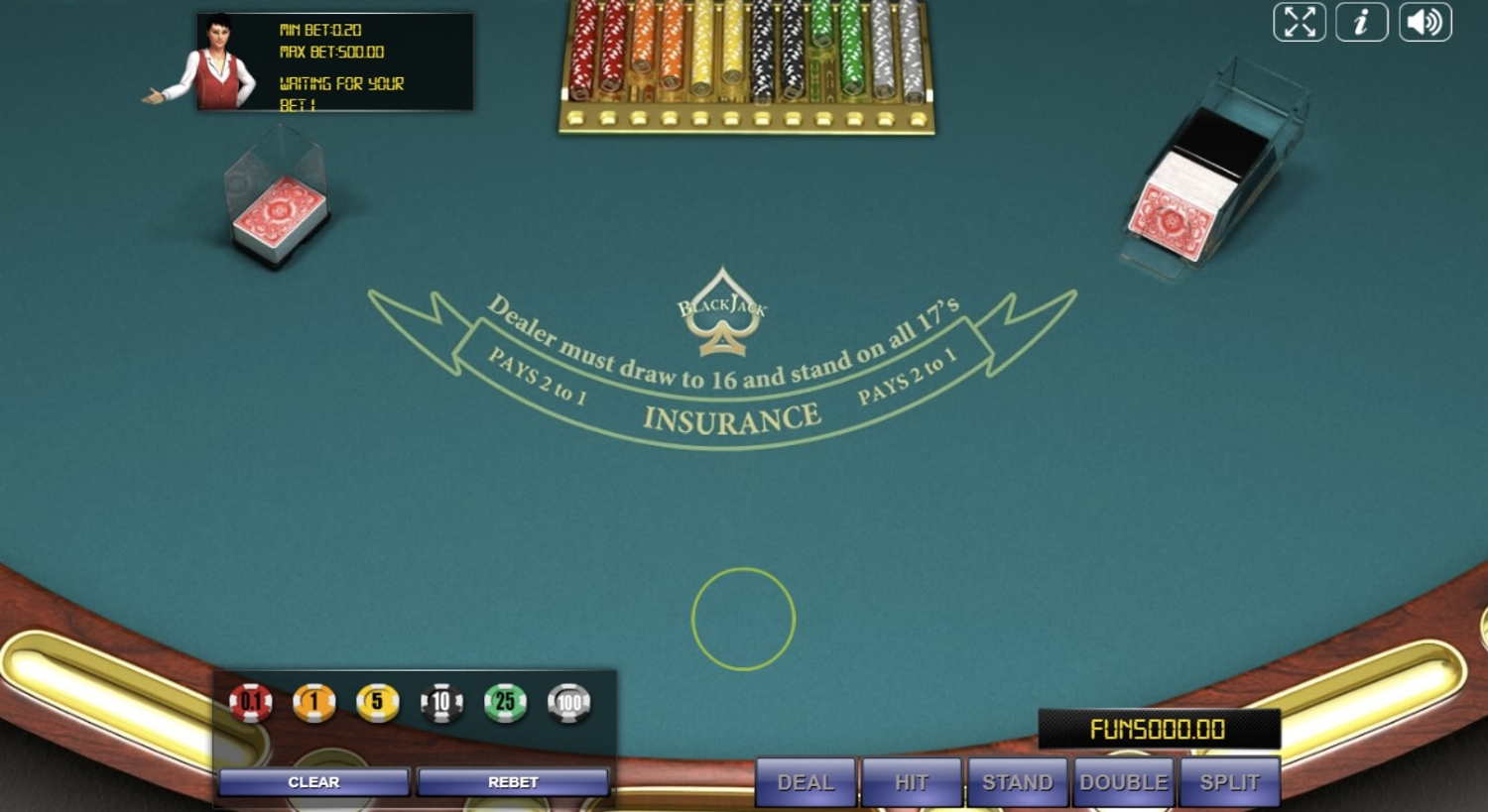 Blackjack Eight Deck (Urgent Games)