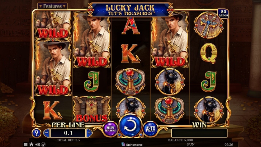 Lucky Jack Tut's Treasures