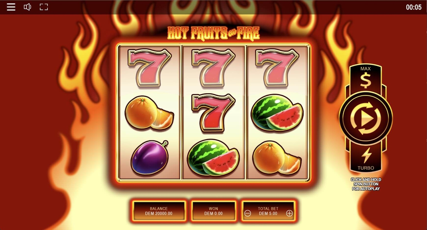 Hot Fruits on Fire