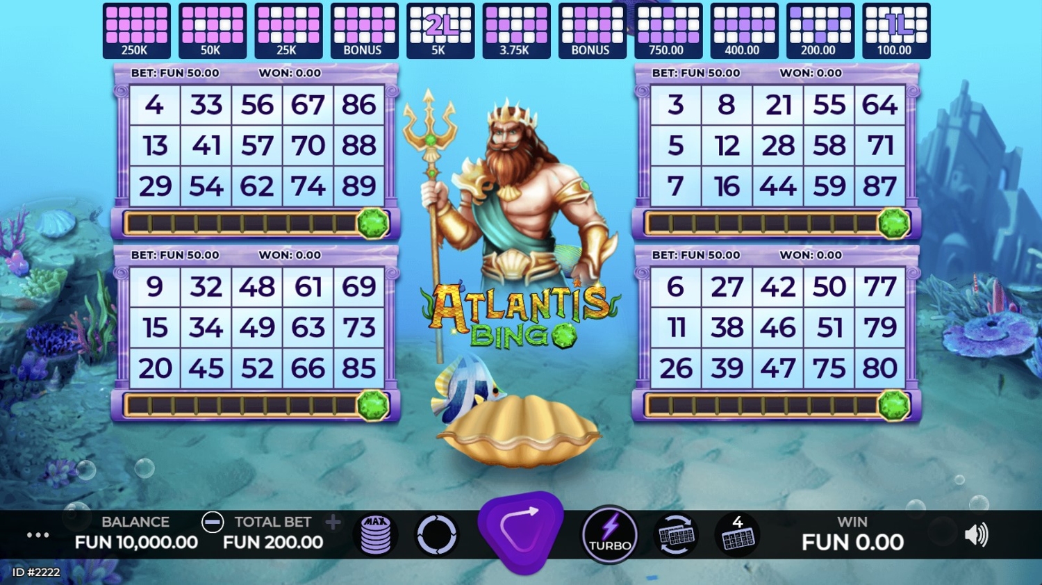 Atlantis Bingo