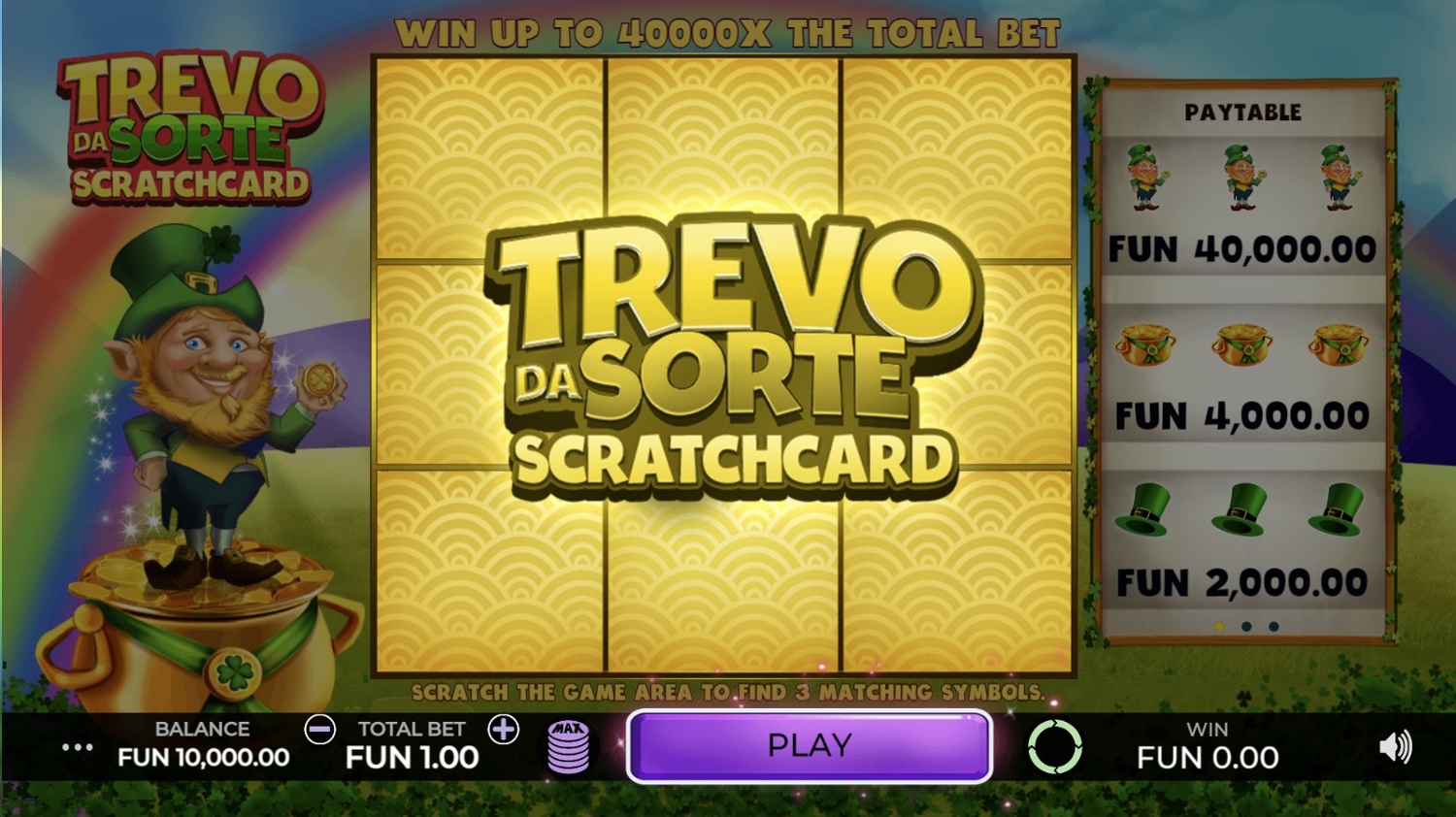 Trevo da Sorte Scratchcard
