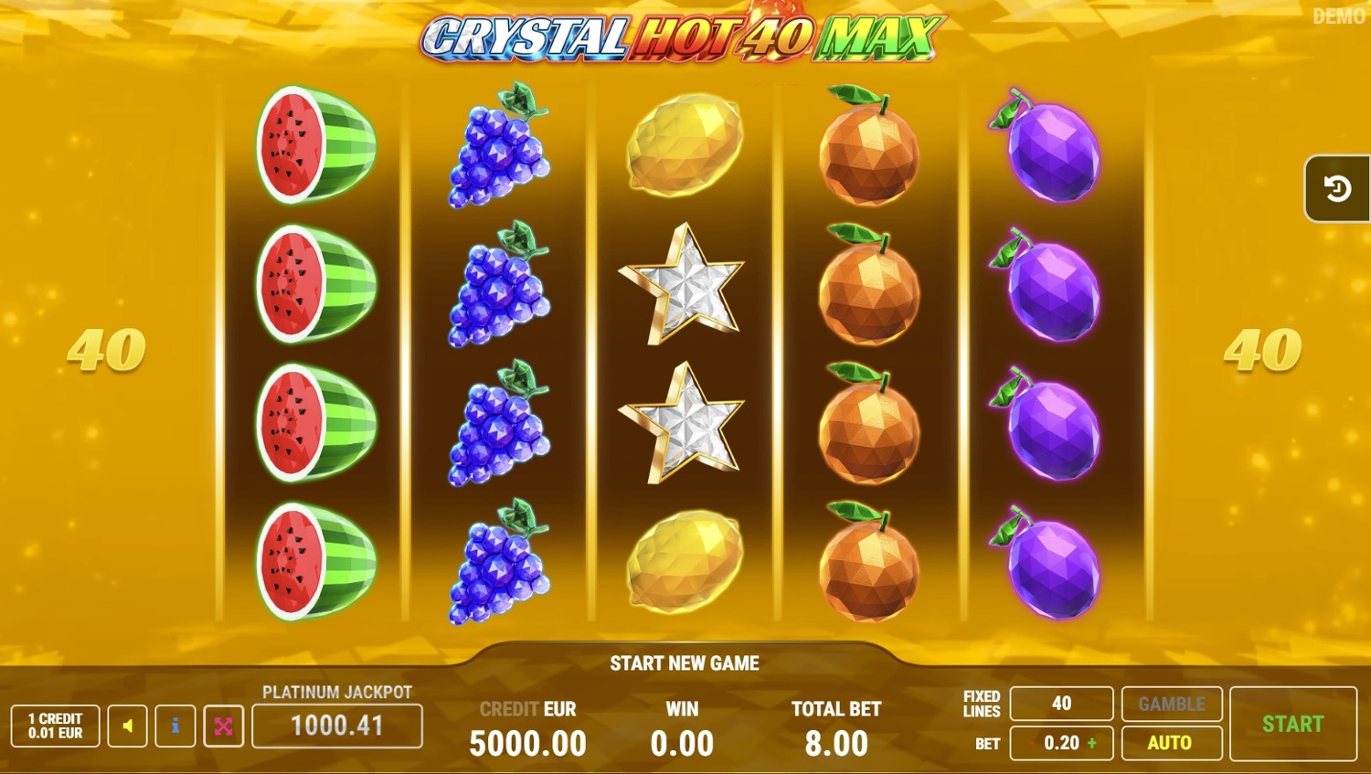 Crystal Hot 40 Max