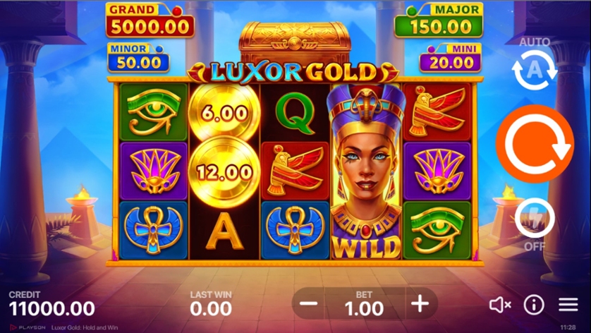 Luxor Gold: Hold and Win