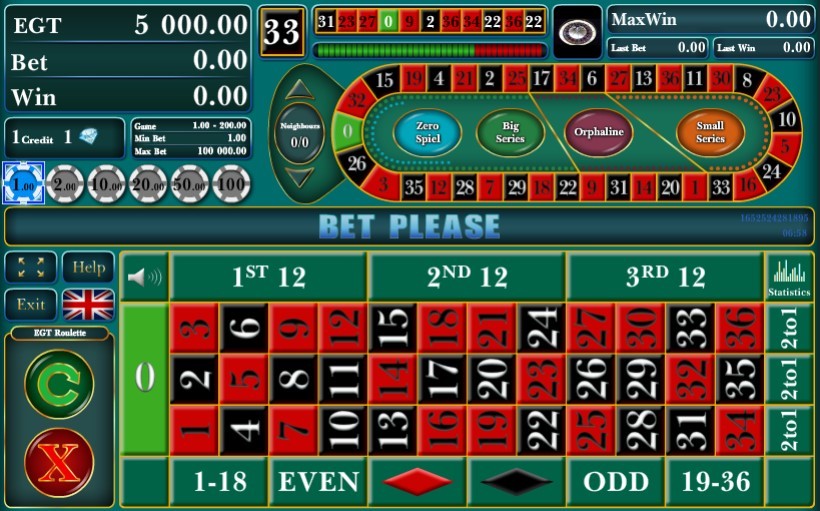 European Roulette (EGT)