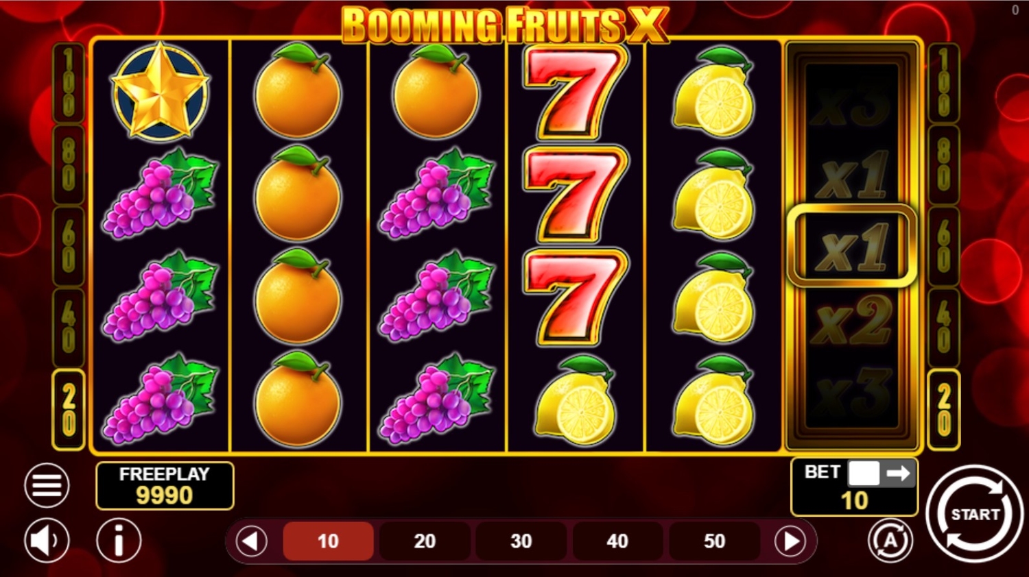 Booming Fruits X
