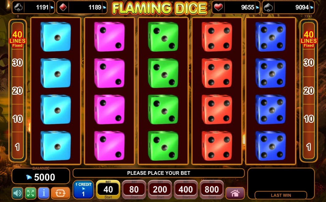 Flaming Dice