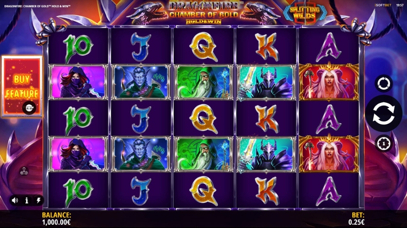 Dragonfire Chamber of Gold: Hold and Win
